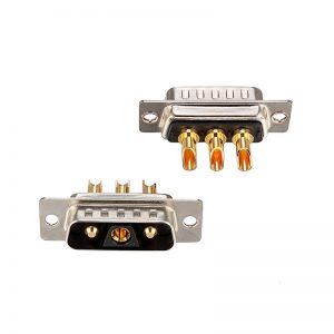 3V3 male combo D-sub high current connectors