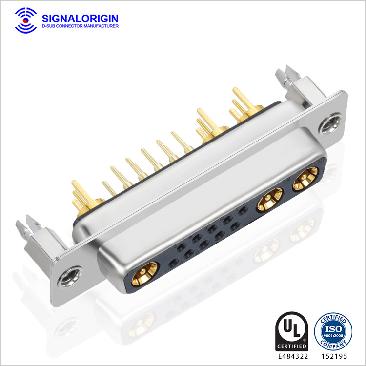 DB 13w3 female d sub coaxial computer video connector