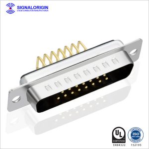 17w2 male combo right angle d-sub pcb connector
