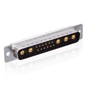 17W5 male solder cup d-sub combo connector