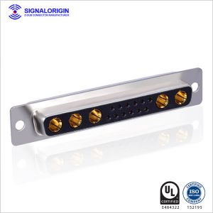 Combo D-SUB 17w5 Connector welding for cable