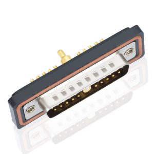 21W1 male d-sub coaxial waterproof connector