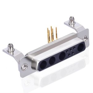 9w4 female right angle combo d connector