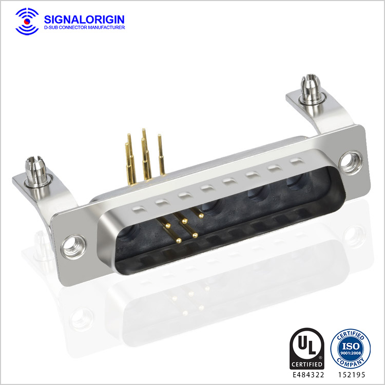 9W4 male combination layout d sub connectors