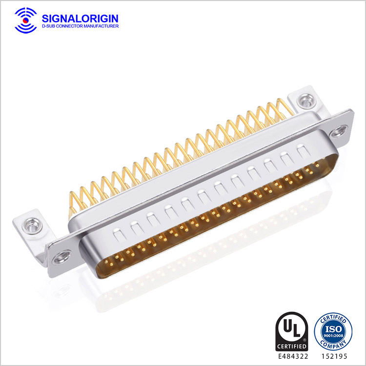 62 pin high density d-sub male connector