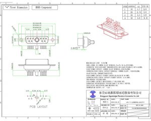 11W1 female d sub mixed terminal connectors supplier