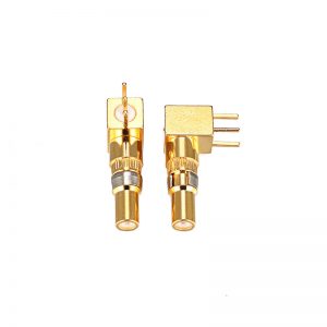 signal d-sub female coaxial right angle terminal