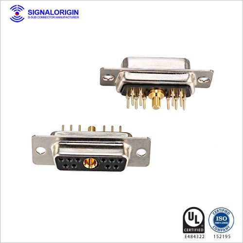 11W1 female d sub mixed terminal connectors supplier