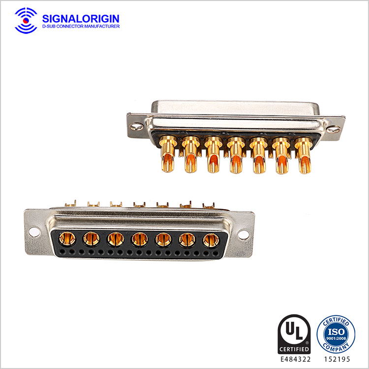 24W7 combo d sub female terminal connector