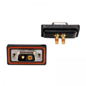 2V2 male mixed d-sub waterproof power connector