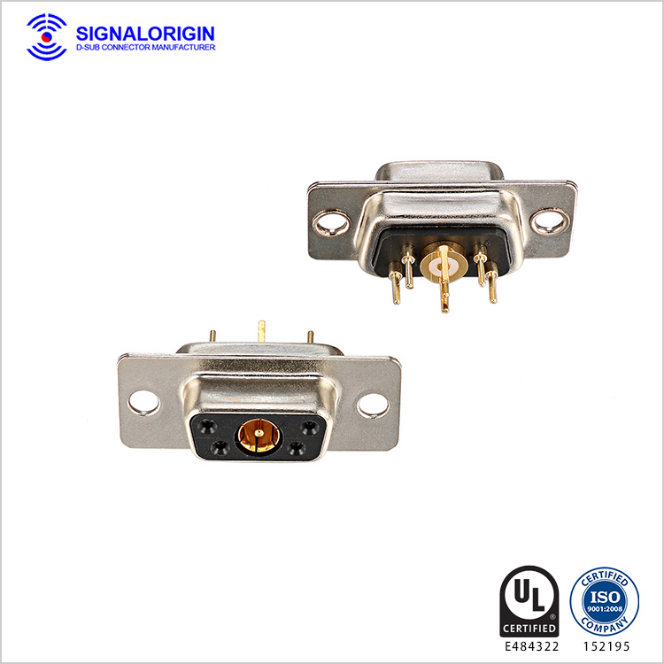 5w1 female coaxial type d connector for sale