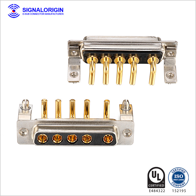 5W5 female high current subminiature d connector