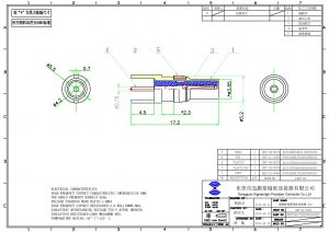 Coax d sub rf signal contact wholesale