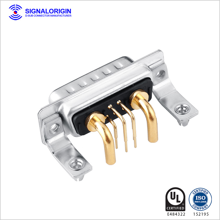 7w2 male right angle combo high power d-connector manufacturers