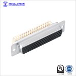 78 pin female righ angle high density d-sub connectors supplier
