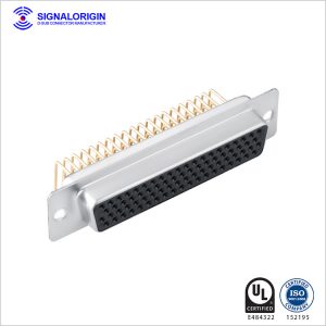 78 pin female right angle high density d-sub connectors supplier
