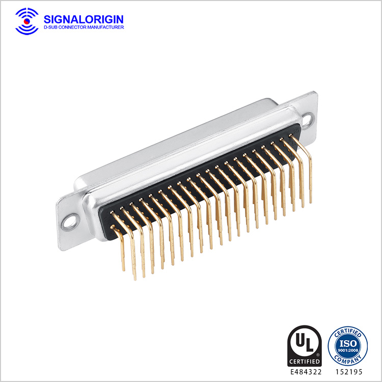 78 pin female righ angle high density d-sub connectors supplier