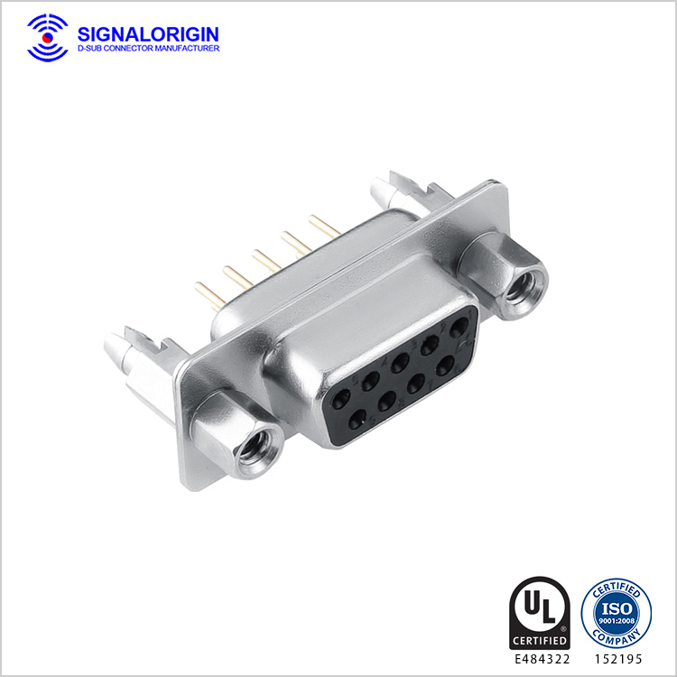 power and signal db9 female connector manufacturer