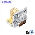 15 pin dual-port right angle d-sub connector supplier