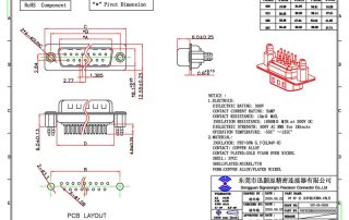 D-sub standard density connectors from Signalorigin