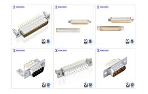 What is the standard D-sub connector used for?