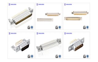 What is the standard D-sub connector used for?