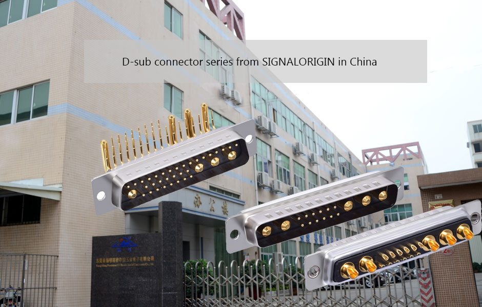D-sub connector series from SIGNALORIGIN in China