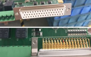 High density D-sub connectors