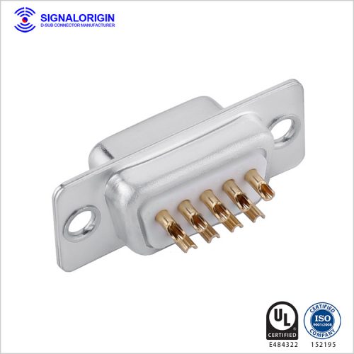 9 pin D-sub female connector solder cup type