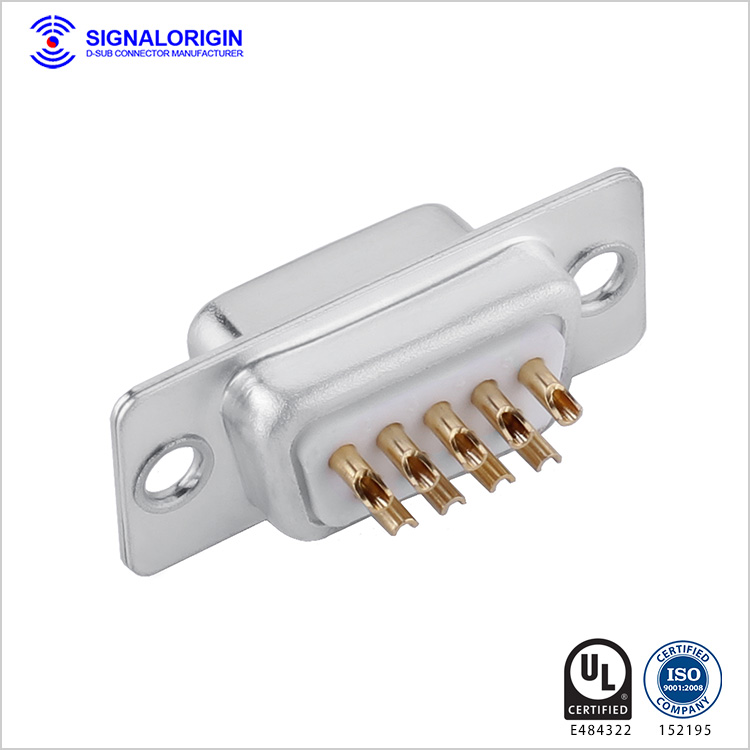 9 pin D-sub female connector solder cup type