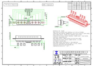 13W6 D-sub connector from SIGNALORIGIN