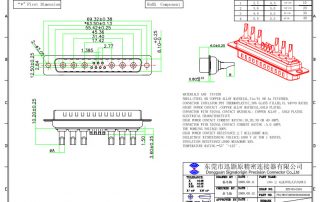 13W6 D-sub connector from SIGNALORIGIN