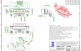 7W2 D-sub mixed contact connector manufacturers