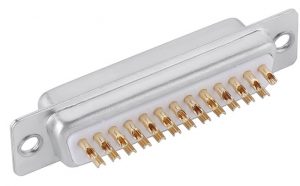 D-sub 25 pin female connector solder cup type