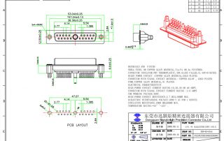 21W1 D-sub connector from SIGNALORIGIN