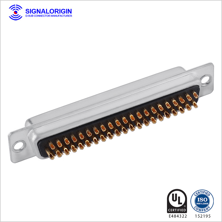 62 pin d connector socket solder cup type