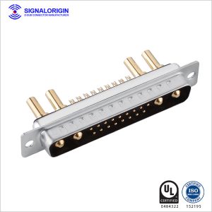 21W4 high power D-sub connector