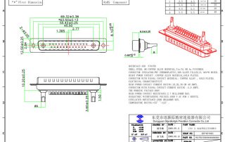 27W2 combination D-sub connectors