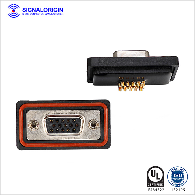 15 pin D-sub connector manufacturer