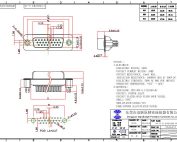 44 pin high density D-sub connector manufacturer