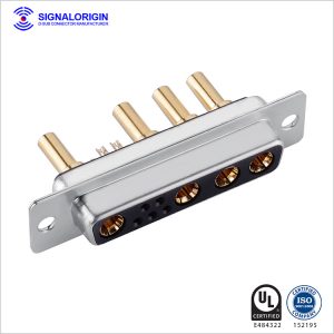 9W4 D-sub hight current female connector supply