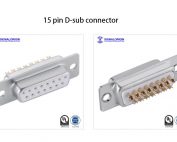 15 pin D-sub connector