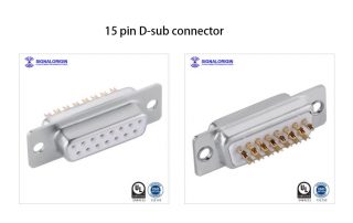 15 pin D-sub connector