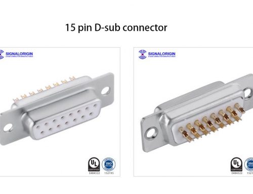 15 pin D-sub connector