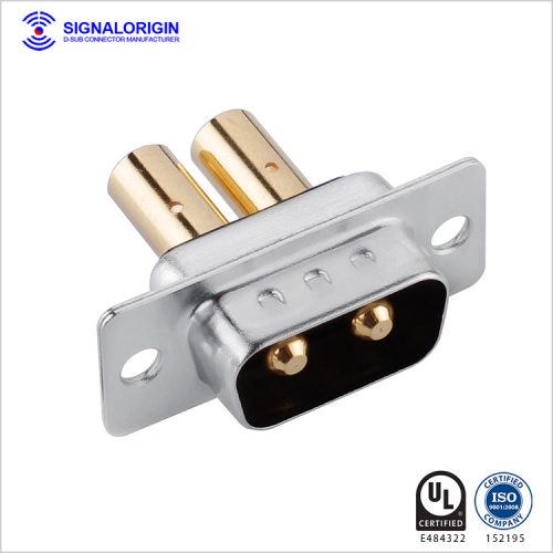 2W2 D-sub crimp male connector factory China
