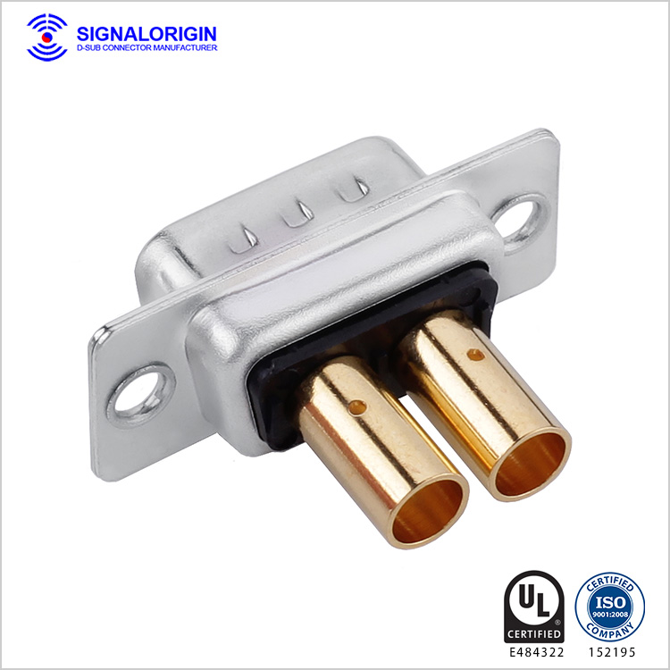 2W2 D-sub crimp male connector factory China